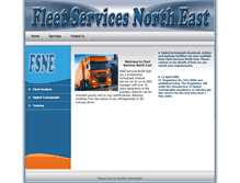 Tablet Screenshot of fleetservicesnortheast.co.uk